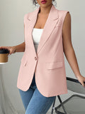 Dili Elegant Temperament Sleeveless Vest Commute Small Suit Women's Dress 2025 Summer