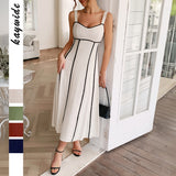 Dili Vacation Leisure Wind Suspension Dress Women's Dress 2025 Summer