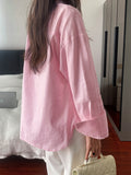 Dili Leisure Vacation Senior Long-Sleeved Women's Shirt Women's Clothing 2025 Autumn And Winter