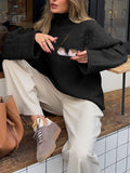 Dili Casual Wool Long-Sleeved Coat Sweater Women's Clothing 2025 Autumn And Winter
