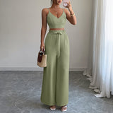 Dili Temperament Elegant Sling Vest Trouser Trousers Suit Women's 2025 Spring And Summer