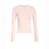 Dili Women's T-Shirt 2025 Spring And Summer Y2K Casual Solid Color Repair Bm Long-Sleeved Top