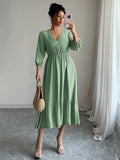 Dili Casual Holiday Fashion With Long Skirt Dress Women's Dress 2025 Autumn And Winter
