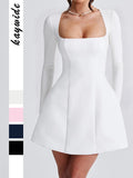 Dili Elegant Evening Dress Long-Sleeved High-End Short Dress Dress Women's Dress 2025 Autumn And Winter