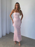 Dili Elegant Braided Ass Long Skirt Dress Women's Dress 2026 Spring And Summer