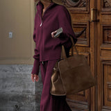 Dili Elegant Long-Sleeved Wool Knit Coat Sweater Women's 2025 Autumn And Winter