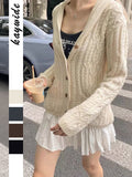 Dili Casual Simple Button Long-Sleeved Shirt Coat Wool Women's Clothing 2025 Autumn And Winter