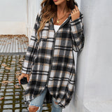 Dili 2025 Spring/Summer Women's Casual Casual Casual Long-Sleeved Women's Color Hooded Jacket
