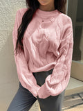 Dili Casual Simple Style Long Sleeves And Bottom Sweaters Women's Clothing 2025 Autumn And Winter