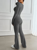 Dili Y2K Sports Style T-Shirt Yoga Trousers Two Sets Of Women's Clothing 2025 Autumn And Winter