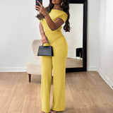 Dili Simple Elegant Style Summer Short-Sleeved Trousers Suit Women's 2025 Summer