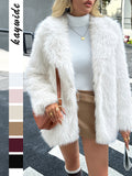 Dili Elegant Fashion Velvet Coat Women's Clothing 2025 Autumn And Winter