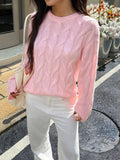 Dili Casual Simple Long-Sleeved Pure-Color Vest Sweater Women's Clothing 2025 Autumn And Winter