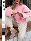 Dili Casual Wool Long-Sleeved Coat Sweater Women's Clothing 2025 Autumn And Winter