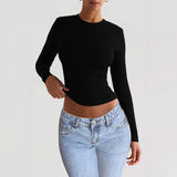 Dili 2025 Autumn And Winter Y2K Women's Temperament Long-Sleeved Top