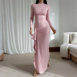 Didi Y2K Hot Girl Style Short-Sleeved Dress Dress Women's Clothing 2025 Autumn And Winter