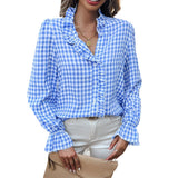 Dili 2025 Autumn/Winter Top Women's French-Colonled Button Shirt