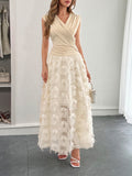 Dili Elegant Temperament Splicing Fashion Dress Dress Women's 2025 Summer