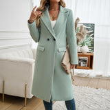 Dili 2025 Autumn And Winter New Temperament Commuter Collar Cardigan Coat Women's Clothing