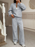 Dili Casual Holiday Jacket Jacket Trousers Two Sets Of Women's Clothing 2025 Autumn And Winter