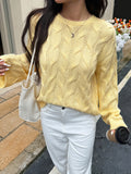 Dili Casual Simple Long-Sleeved Pure-Color Vest Sweater Women's Clothing 2025 Autumn And Winter