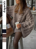Dili Casual Holiday Wool Long-Sleeved Coat Sweater Women's Clothing 2025 Autumn And Winter