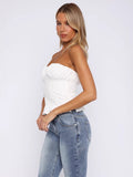 Dili Y2K Hottie Breast-Weared Waistcoat Girl Top Dress Women's Clothing 2026 Spring And Summer