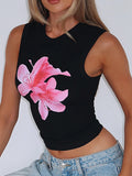 Dili Y2K Style Sexy Hot Babes Printed Vest Woman 2025 Spring And Summer