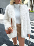 Dili Elegant Fashion Velvet Coat Women's Clothing 2025 Autumn And Winter