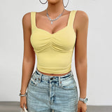 Dili Women's Clothing 2025 Spring And Summer Y2K Solid Color Repair Kinesi Sling Sling Coat