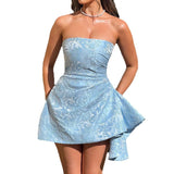 Dili Sleeveless Shoulder Sexy Evening Dress Famous Wind Bra Dress 2025 Spring And Summer