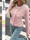 Dili Casual Vacation Wool Long-Sleeved Coat Sweater Women's Clothing 2025 Autumn And Winter