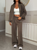 Dili Casual Holiday Jacket Jacket Trousers Two Sets Of Women's Clothing 2025 Autumn And Winter