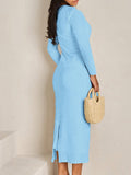 Dili Elegant Temperament High-End Bag Hip Dress Dress Women's Dress 2025 Autumn And Winter