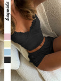 Dili Y2K Hottie Sling Lace Shorts Set Women's 2025 Autumn And Winter Independent