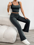 Dili Yoga Suit Sports T-Shirt Micro-Thorn Two Sets Of Women's Clothing 2025 Spring And Summer