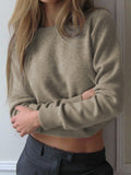 Dili Casual Wind Knitted Long-Sleeved Bottom Sweater Women's Clothing 2025 Autumn And Winter