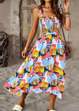 Dili Independent Sling Short-Sleeved Dress 2025 Spring And Summer Temperament Elegant High Waist Thin