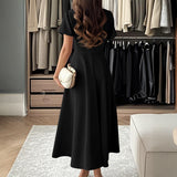 Dili Evening Dress Elegant Short-Sleeved Dress Dress Women's Dress 2025 Autumn And Winter