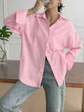 Dili Leisure Vacation Summer Striped Long Sleeves Arma Shirt Women's Winter 2025