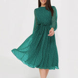 Dili Vacation Leisure Wind And Breeze Breeze Tied Belt To Close The Waist Dress Woman 2025 Spring And Summer