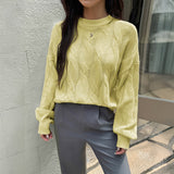 Dili Casual Simple Style Long Sleeves And Bottom Sweaters Women's Clothing 2025 Autumn And Winter