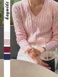 Dili Fashion Casual Solid Color Bottom Sweater Wool Knitted Women's Clothing 2025 Autumn And Winter