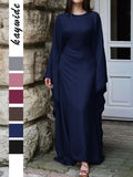 Dili Temperament Elegant Solid Color Long-Sleeved Dress Dress Dress Women's Dress 2025 Autumn And Winter