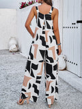 Dili Holiday Printing Slings With Broad Legs Long Pants Trousers Women's Clothing 2025 Autumn And Winter