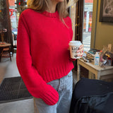Dili Casual With Long-Sleeved Wool T-Shirt Sweater Women's Clothing 2025 Autumn And Winter