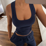 Dili Sports Yoga Slings Vests Casual Pants Set Women's Winter 2025