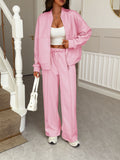 Dili Casual Holiday Jacket Jacket Trousers Two Sets Of Women's Clothing 2025 Autumn And Winter