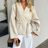 Dili Leisure Vacation With Long Sleeve Suitcase Women's Clothing 2025 Autumn Winter