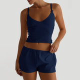 Dili Sports Yoga Sling Vest Shorts Women's Two-Piece Suit Women's 2025 Summer